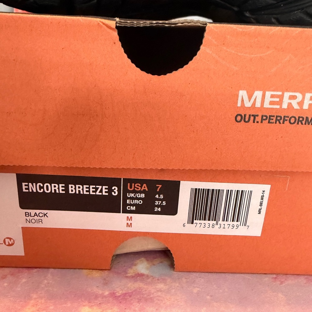 Merrell Black Mesh Slip-On Loafers - Picture 7 of 7